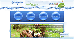 Desktop Screenshot of ekomonitor.cz