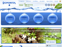 Tablet Screenshot of ekomonitor.cz